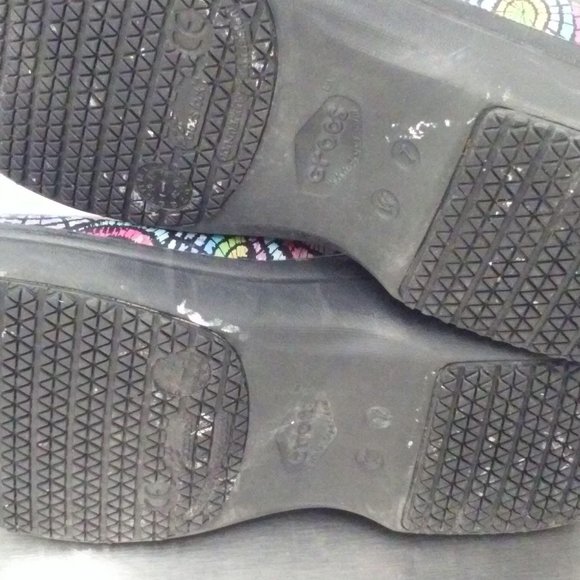 Crocs Neria Pro II Clogs Sz-W7 Graphic Circles - Picture 11 of 12